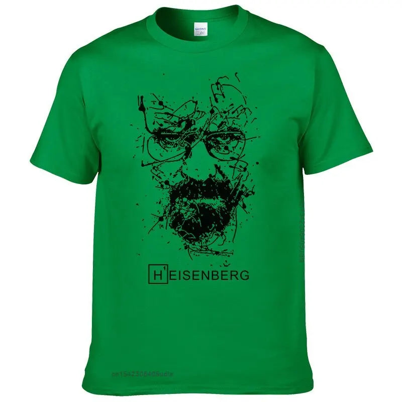 New Fashion Breaking Bad Graphic T Shirts Men Heisenberg Camisetas Hombre Men Cool Tee Shirt for Men Tops Cotton Tshirt