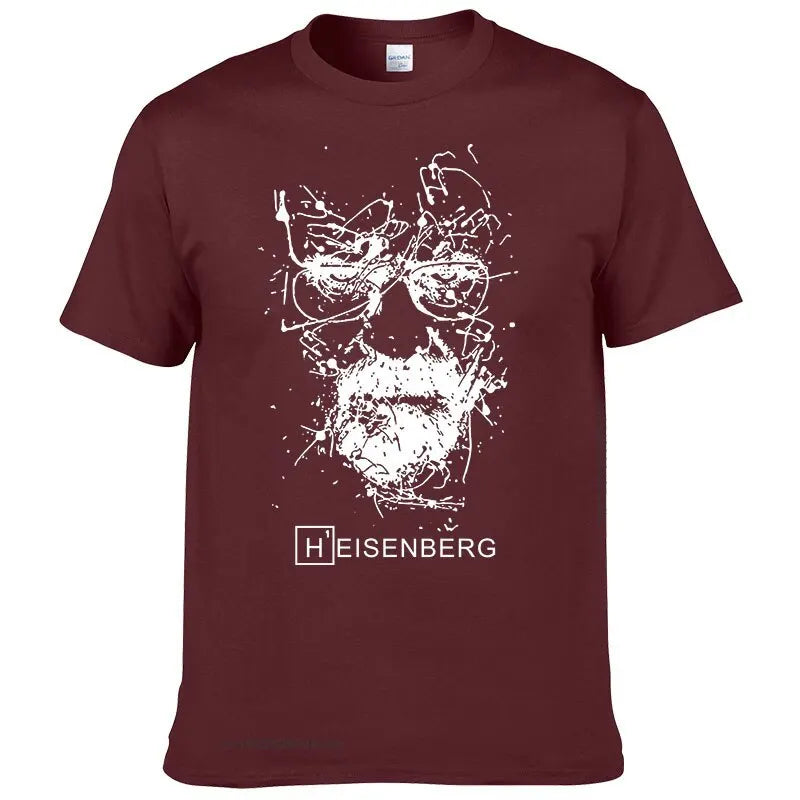 New Fashion Breaking Bad Graphic T Shirts Men Heisenberg Camisetas Hombre Men Cool Tee Shirt for Men Tops Cotton Tshirt