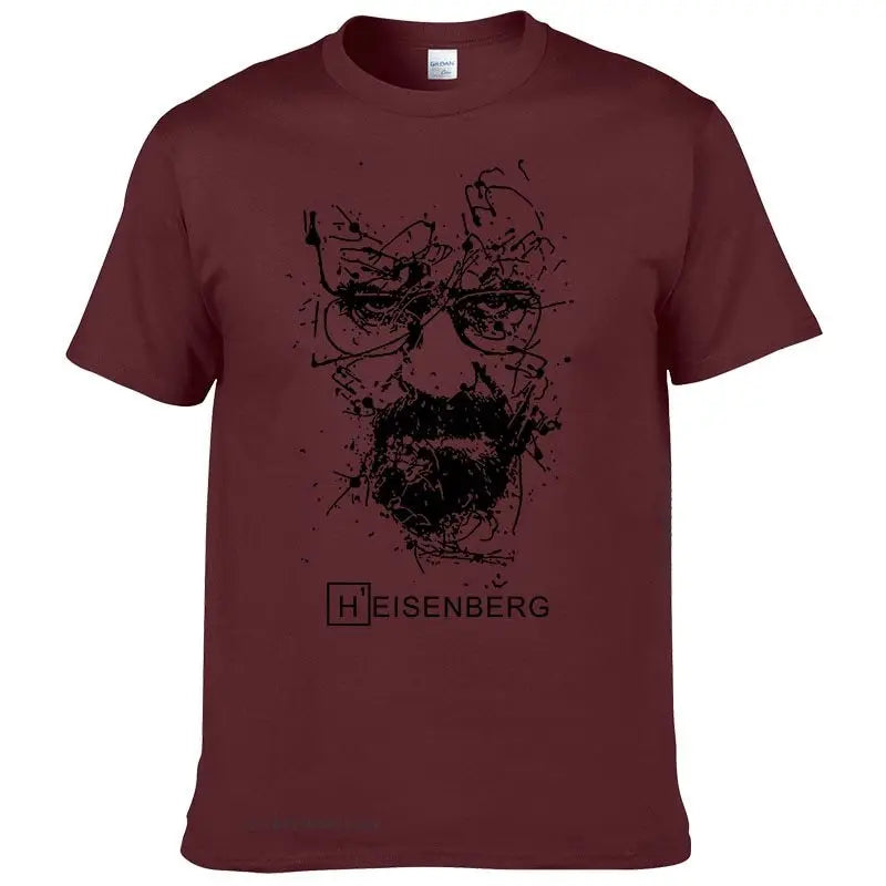 New Fashion Breaking Bad Graphic T Shirts Men Heisenberg Camisetas Hombre Men Cool Tee Shirt for Men Tops Cotton Tshirt