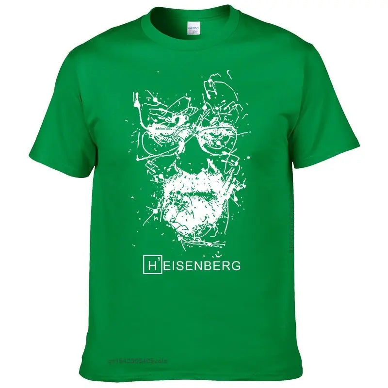 New Fashion Breaking Bad Graphic T Shirts Men Heisenberg Camisetas Hombre Men Cool Tee Shirt for Men Tops Cotton Tshirt