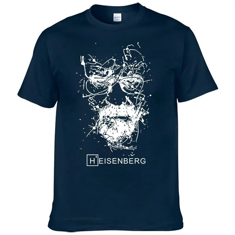 New Fashion Breaking Bad Graphic T Shirts Men Heisenberg Camisetas Hombre Men Cool Tee Shirt for Men Tops Cotton Tshirt