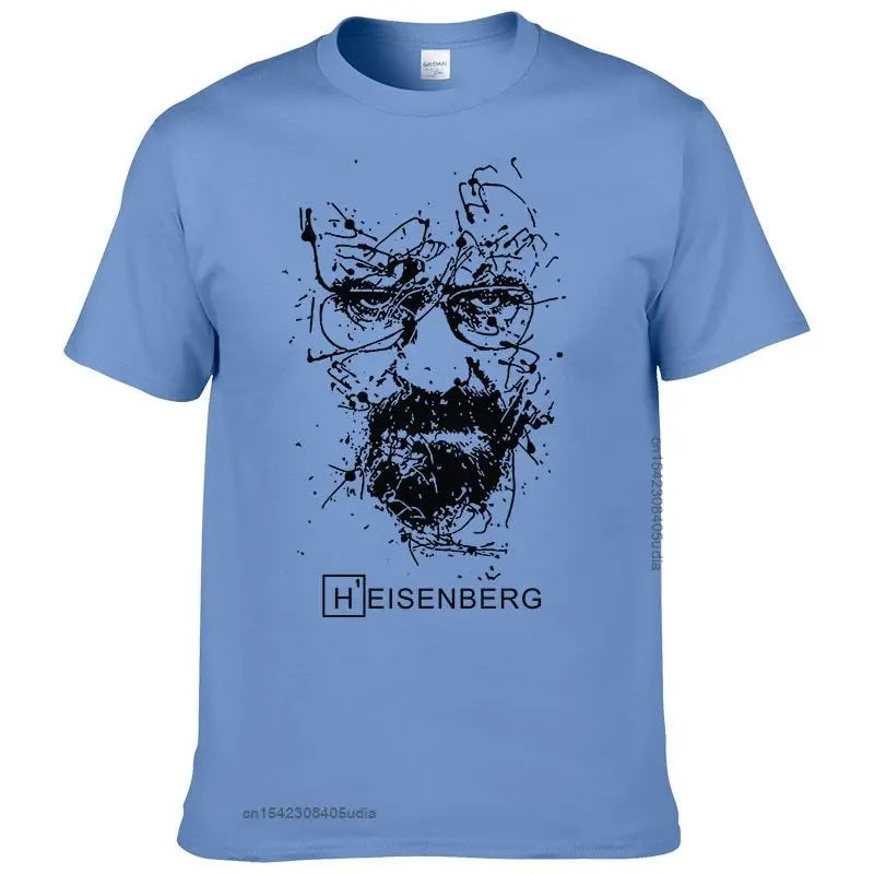 New Fashion Breaking Bad Graphic T Shirts Men Heisenberg Camisetas Hombre Men Cool Tee Shirt for Men Tops Cotton Tshirt