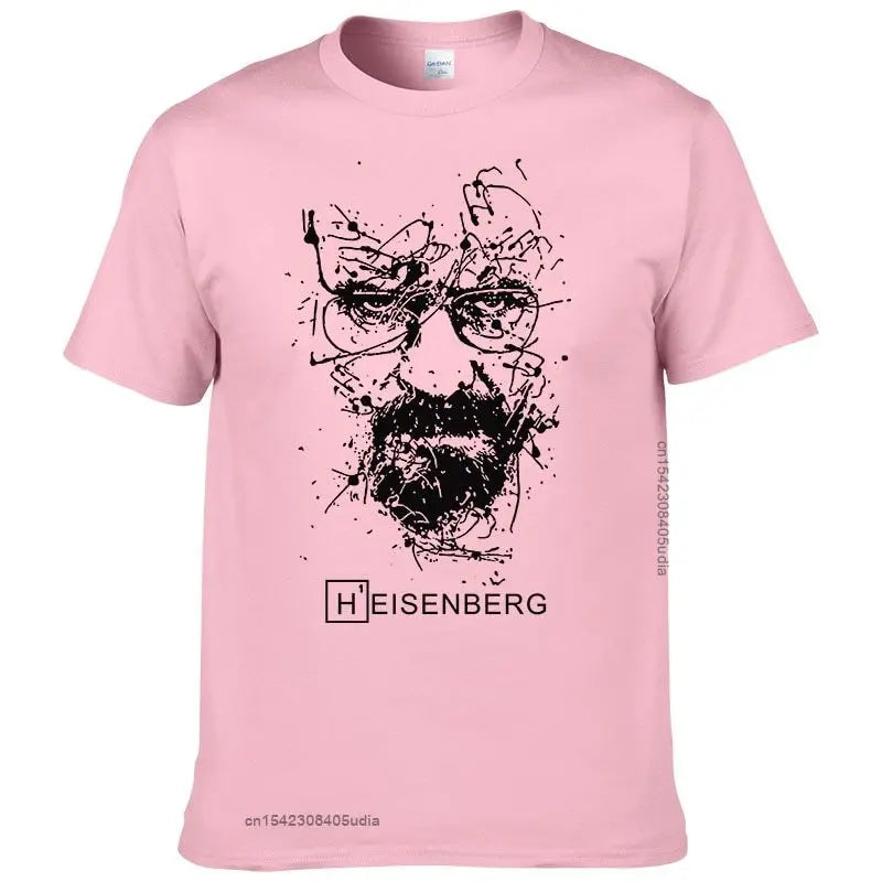 New Fashion Breaking Bad Graphic T Shirts Men Heisenberg Camisetas Hombre Men Cool Tee Shirt for Men Tops Cotton Tshirt