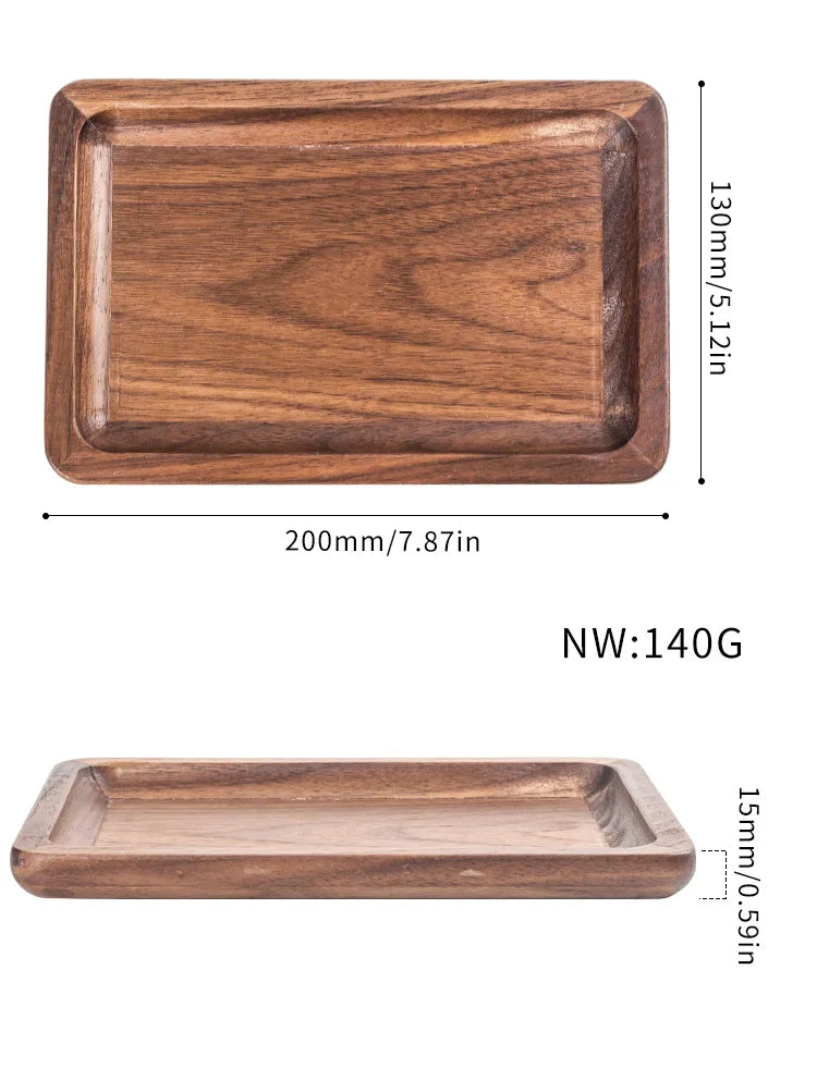 1pc Rolling Tray Natural Walnut Weed/Tobacco Accessories Tray