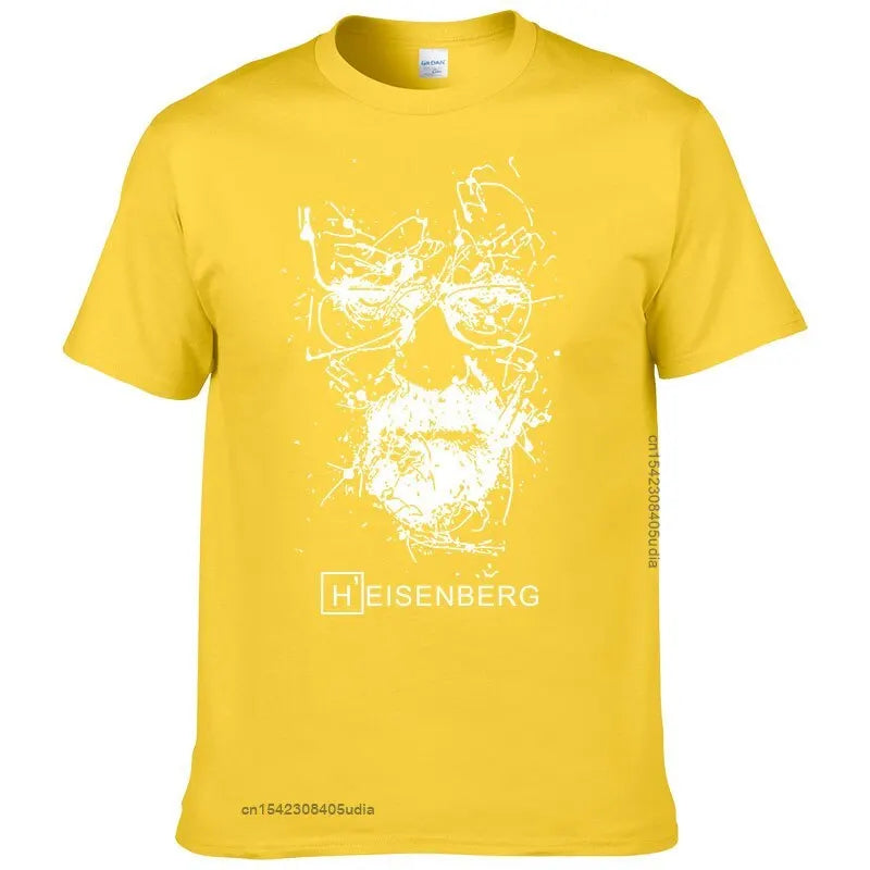 New Fashion Breaking Bad Graphic T Shirts Men Heisenberg Camisetas Hombre Men Cool Tee Shirt for Men Tops Cotton Tshirt