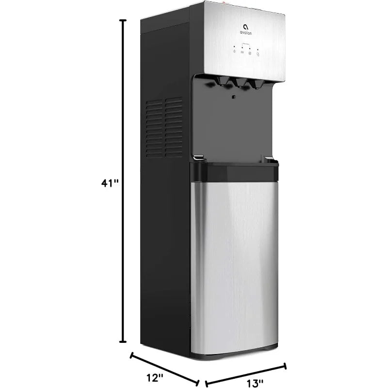 Avalon A3F Bottom Loading Water Cooler Dispenser with BioGuard-3 Temperature Settings-UL-Filtered