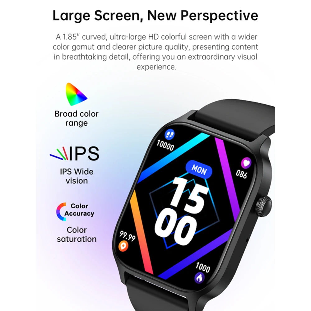 2024 Smart Watch For Men/Women Bluetooth,Waterproof and Health Monitoring.