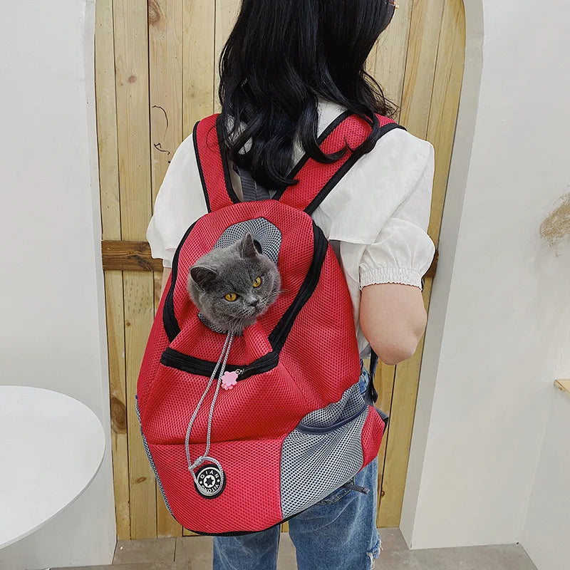 Pet Dog Carrier Bag Carrier For Dogs Backpack Out Double Shoulder Portable Travel Backpack Outdoor Dog Carrier Bag Travel Set