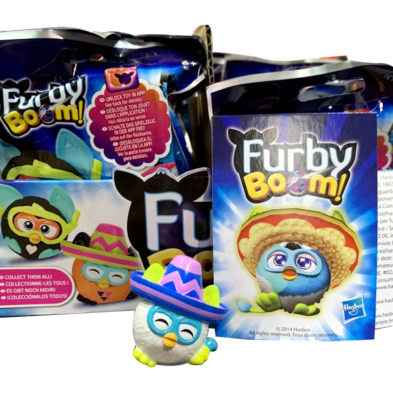 Hasbro Furby Blind Boxes Mystery Pockets Ornament Series Action Figurine Peripheral Suprise Box Gifts for Kids