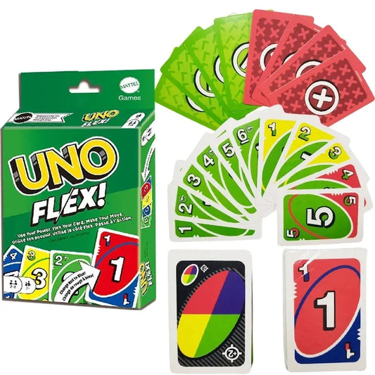 Uno Flex Flip Dos Matching Card Game Anime UNO No mercy Multiplayer Family Party Boardgame Funny Friends Entertainment Poker