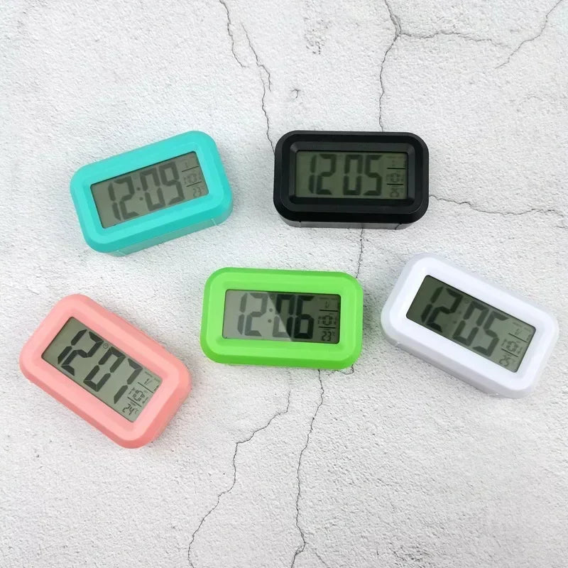 Mini Music Digital Alarm Clock has Temperature feature/LED Clock/Backlit/Doze Silent and Calendar features.