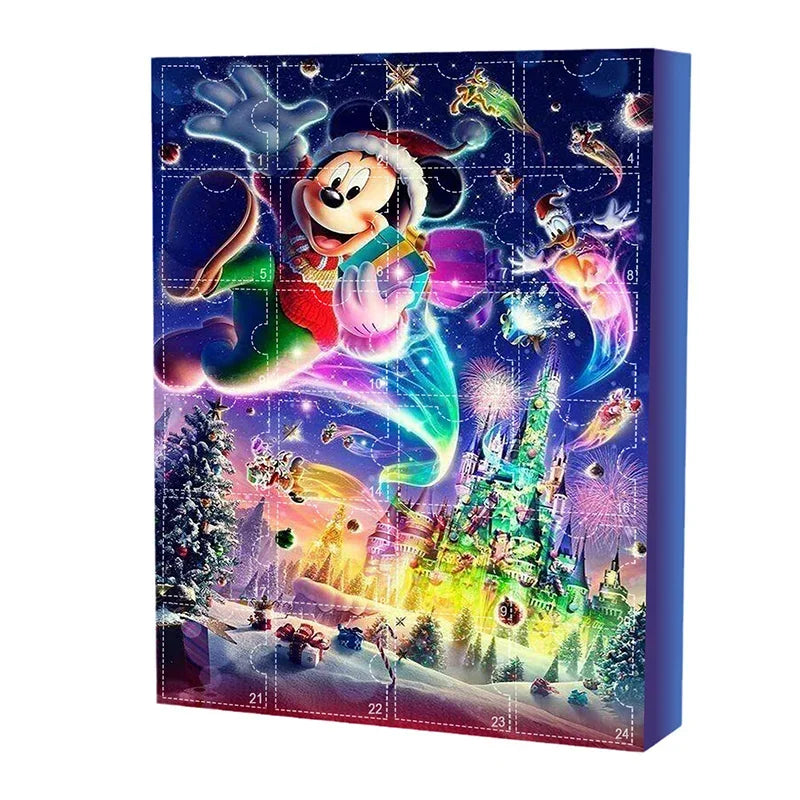 2024 Stitch Christmas Advent Calendar Toys Mickey Minnie Juguetes Advent Figure Toys For Children 2024 Christmas Gifts To Give C