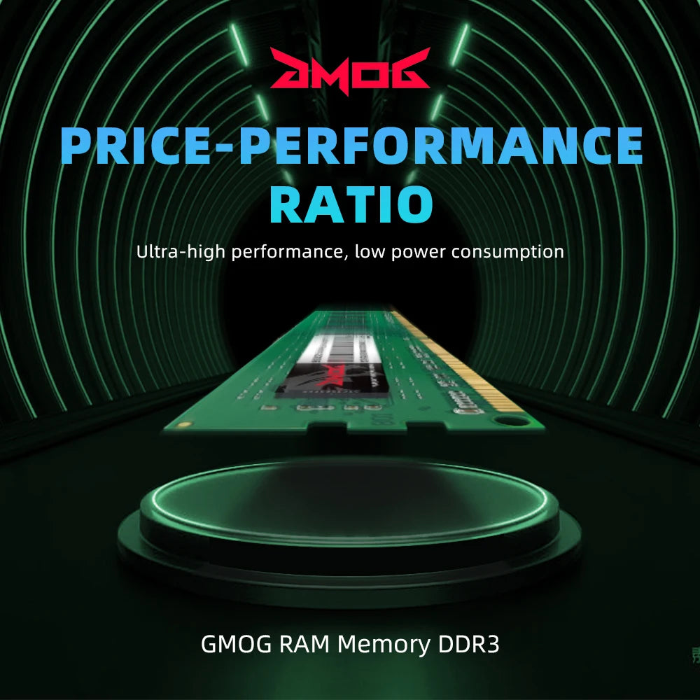 GMOG RAM DDR3 Memoria 4GB 8GB 1333MHz 1600MHz Lodimm Desktop Memory RAM 1.5V 240Pin DDR 3 Memoria Lifetime Warranty 1PCS