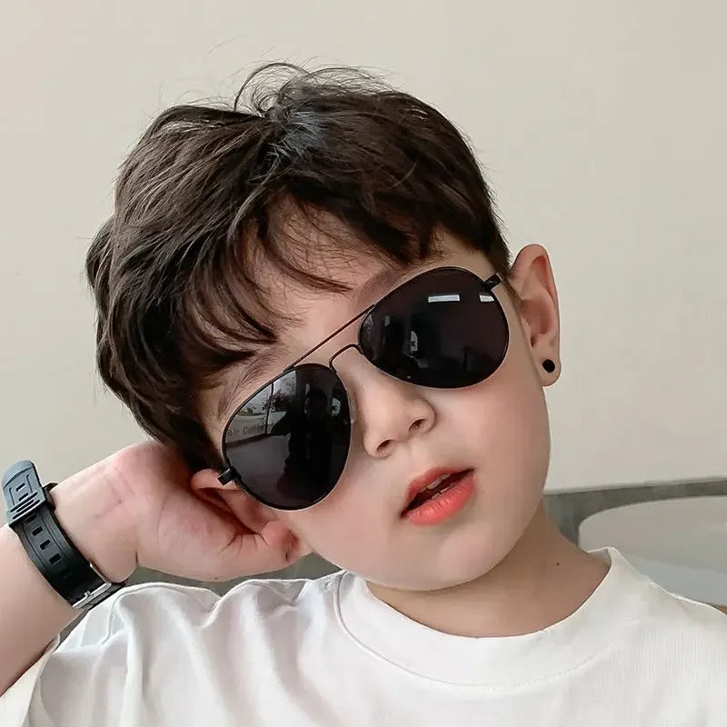 Retro Kids Sunglasses UV400 Brand Designer New Trend Children Sun Glasses Luxury Shades Baby Boys Girls Eyewear Gafas De Sol