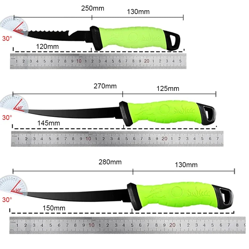 Filleting Knife Stainless Steel for Fish.