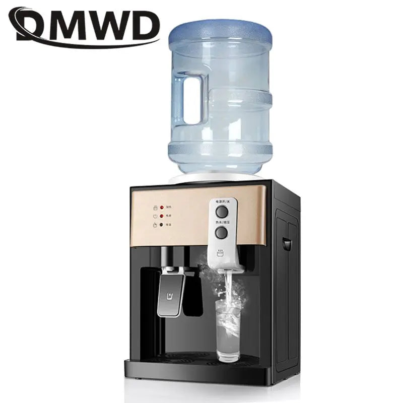 DMWD Household Electric Kettle Hot Cold Dual Use Water Heater Desktop Water Dispenser Tea Maker Drinking Fountain Office Warmer