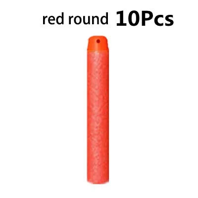 100 Soft Hollow Round Head And Sucker Toy Gun Bullets for Nerf Series Toy guns For Kids.