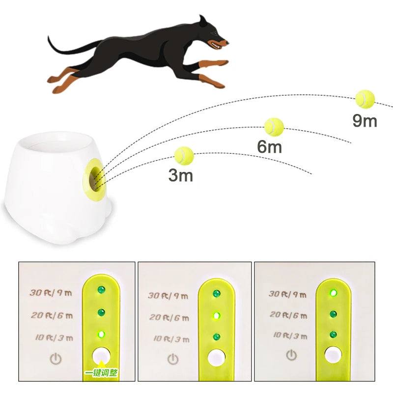 Catapult For Dogs Ball Launcher Dog Toy Tennis Ball Launcher Jumping Ball Pitbull Toys Tennis Ball Machine Automatic Throw Pet