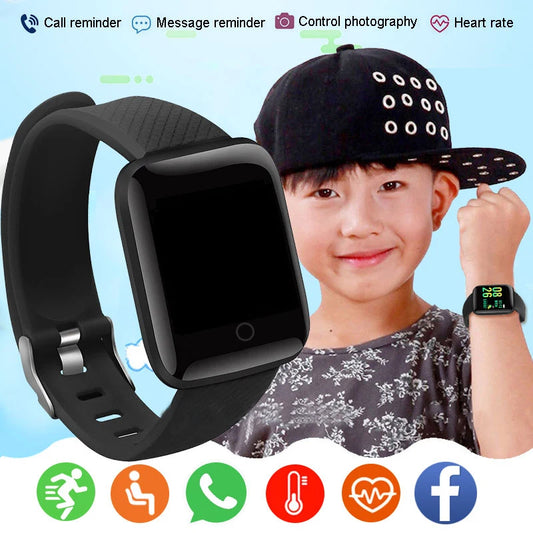 Smart Watch Kids For Girls and Boys, Electronic Smart Clock, Child Sport, Smart-watch Hours, For Aged10-18 Years.