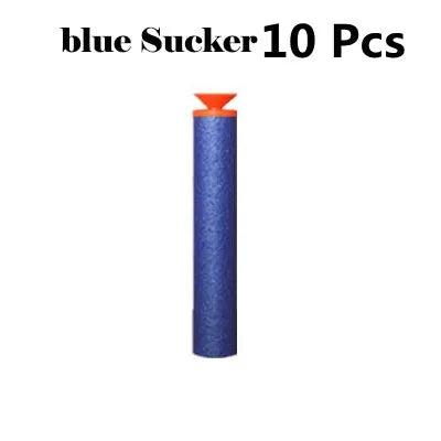 100 Soft Hollow Round Head And Sucker Toy Gun Bullets for Nerf Series Toy guns For Kids.