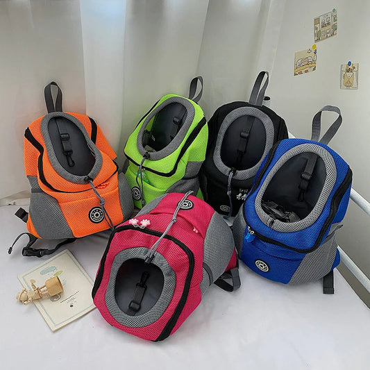 Pet Dog Carrier Bag Carrier For Dogs Backpack Out Double Shoulder Portable Travel Backpack Outdoor Dog Carrier Bag Travel Set