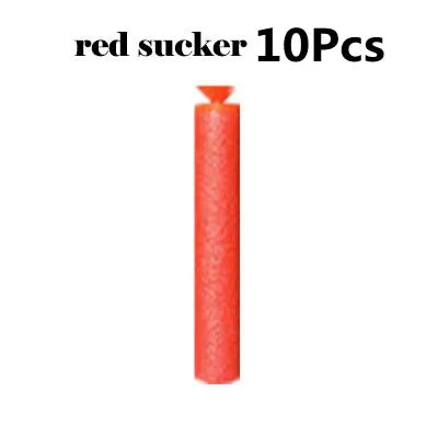 100 Soft Hollow Round Head And Sucker Toy Gun Bullets for Nerf Series Toy guns For Kids.