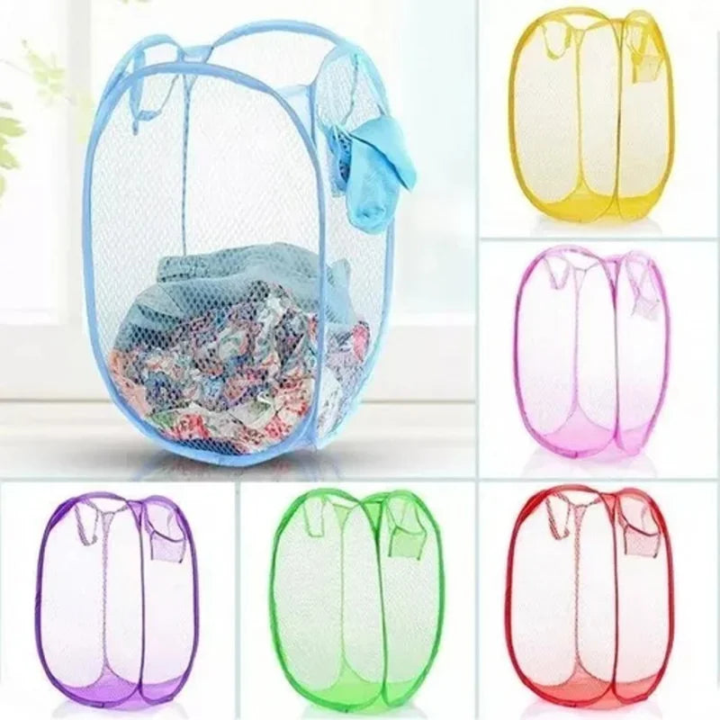 LARGE Fabric Basket Clothes Organizer Multipurpose Foldable Toy Laundry Bathroom Bedroom