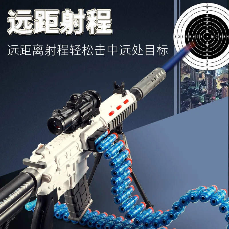 M416 Soft Bullet Toy Gun Rifle Electric Manual 2 Modes Blaster Gun Shooting Model CS GO Weapons For Adults shooting fake gun toy