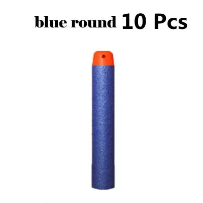 100 Soft Hollow Round Head And Sucker Toy Gun Bullets for Nerf Series Toy guns For Kids.