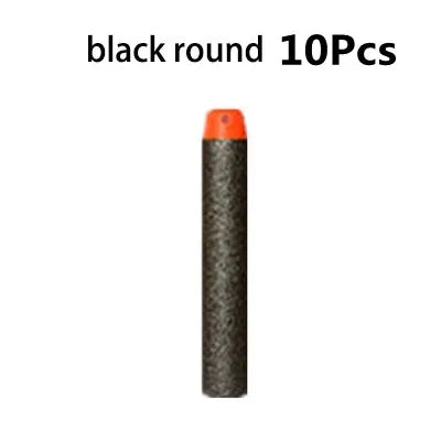 100 Soft Hollow Round Head And Sucker Toy Gun Bullets for Nerf Series Toy guns For Kids.