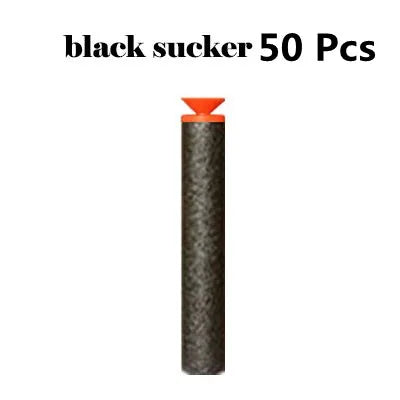 100 Soft Hollow Round Head And Sucker Toy Gun Bullets for Nerf Series Toy guns For Kids.